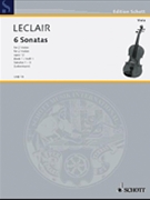 6 Sonatas Op. 12 Volume 1 - 1-3 by Leclair Jean-Marie for 2 Violas