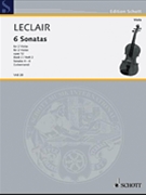 6 Sonatas Op. 12 Volume 2 - 4-6 by Leclair Jean-Marie for 2 Violas
