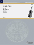 6 Duets by Nardini Pietro for