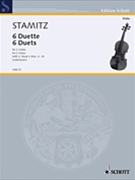 6 Duets Volume 2 - 4-6 by Stamitz Carl for 2 Violas