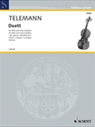 Duet in A Major from Der getreue Musikmeister by Telemann Georg Philipp for