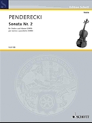 Sonata #2 by Penderecki Krzysztof for Violin and Piano