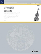 Concerto in A Major for 3 Violins Strings and Basso Continuo Per eco RV552 by for Violin