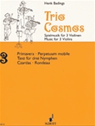 Trio-cosmos #3 by Badings Henk for Violin Trio