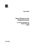 Six Songs from The Threepenny Opera by Weill Kurt for