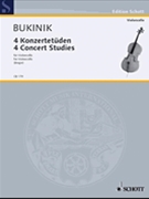 4 Concert Studies by Mikhail Bukinik for Cello Method