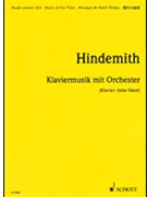 Klaviermusik mit Orchester Op. 29 (1923) by Hindemith Paul for Score