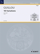 18 Variations Op. 3 by Guillou Jean for