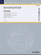 Sonata In D Major by Boismortier Joseph Bodin de - Hugo Ruf - for Sopranino