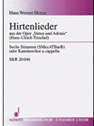 Henze Hirtenlieder 6voices Sc by Henze Hans Werner for
