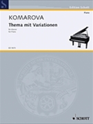 Theme with Variations by Komarova Tatjana for Piano