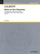 9 or 10 Osannas Op. 10 by Gilbert Anthony for Study Score