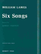 6 Songs by Lawes William for