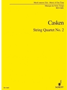 String Quartet No. 2 by Casken John for Study Score