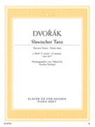 Slavonic Dance Opus 46/7 by Dvorak Antonin for 1 Piano 4 Hands