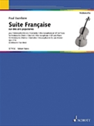 Suite Francaise Opus 114 by Bazelaire Paul for Cello Solo