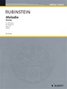 Melodie Opus 3 #1 by Rubinstein Anton - Birtel Wolfgang - for String Trio