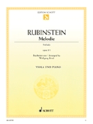 Melodie Opus 3 #1 by Rubinstein Anton - Birtel Wolfgang - for Viola and Piano