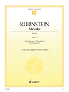 Melodie Opus 3 #1 by Rubinstein Anton - Birtel Wolfgang - for Cello and Piano