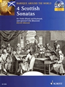 4 Scottish Sonatas by Various - Johnson David - for Violin w/c