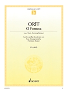 O Fortuna From Carmina Burana by Orff - Regner Hermann - for Piano