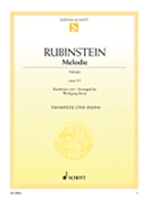 Melody Opus 3 #1 by Rubenstein Anton - Birtel Wolfgang - for Trumpet and Piano