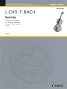 Sonata In A Major by Bach Johann Christoph Friedrich - Fuchs Stefan - for Cello and Piano