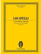 Concerti Grossi Op. 1 Nos. 5-8 by Locatelli for Study Score