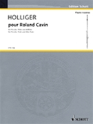 Pour Roland Cavin by Holliger Heinz for