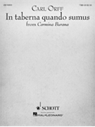 In Taberna Quando Sumus Fr Carmina Bur by Orff Carl for TBB