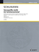 Verzweiifle Nicht Im Schmerzenstal by Schumann Robert for TTBB (Dbl Chorus)