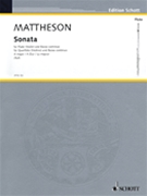 Sonata by Mattheson Johann - Ruf Hugo - for Flute and Basso Continuo