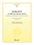 La Fille Aux Chevaux De Lin by Debussy Claude - Brison Roger - for Flute and Piano