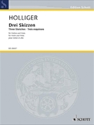 Three (3) Sketches For Violin And Viola by Holliger Heinz for