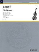 Sicilienne by Faure Gabriel - Birtel Wolfgang - for Violin and Piano