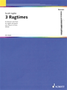 3 Ragtimes by Joplin Scott - Birtel Wolfgang - for Bassoon and Piano