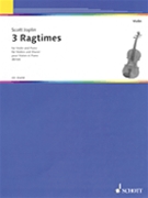 3 Ragtimes by Joplin Scott - Birtel Wolfgang - for Violin and Piano