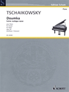 Dumka by Tchaikovsky Pyotr Ilyich for Piano