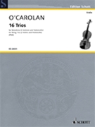 16 Trios by O'Carolan Turlough for String Trio