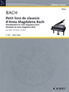 Anna Magdalena Bach Notebook for by Bach Johann Sebastian for Piano