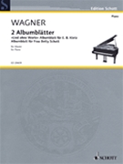 Two Albumblatter by Wagner for Piano