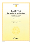 Recuerdos De La Alhambra by Tarrega Francisco - Birtel Wolfgang - for Flute and Piano