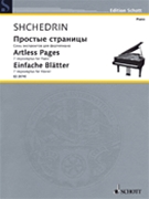 Artless Pages 7 Impromptus by Shchedrin for Piano