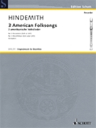 3 American Folksongs by Hindemith Paul - Schader Luitgard - for Recorder T