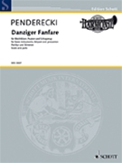 Danziger Fanfare by Penderecki Krzysztof for Score and Parts