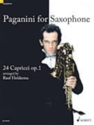Paganini For Saxophone Opus 1 by Paganini Niccolo - Hekkema Raaf - for Saxophone Solo