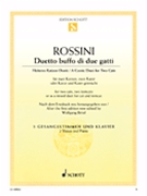 Duetto Buffo Di Due Gatti by Rossini Gioachino for Vocal Duet