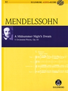A Midsummer Night's Dream Op. 61 by Mendelssohn Felix for Study Score