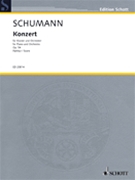 Concerto for Piano and Orchestra Op. 54 by Schumann Robert for Score