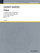 Priere by Saint-Saens Camille - Birtel Wolfgang - for Cello w/or